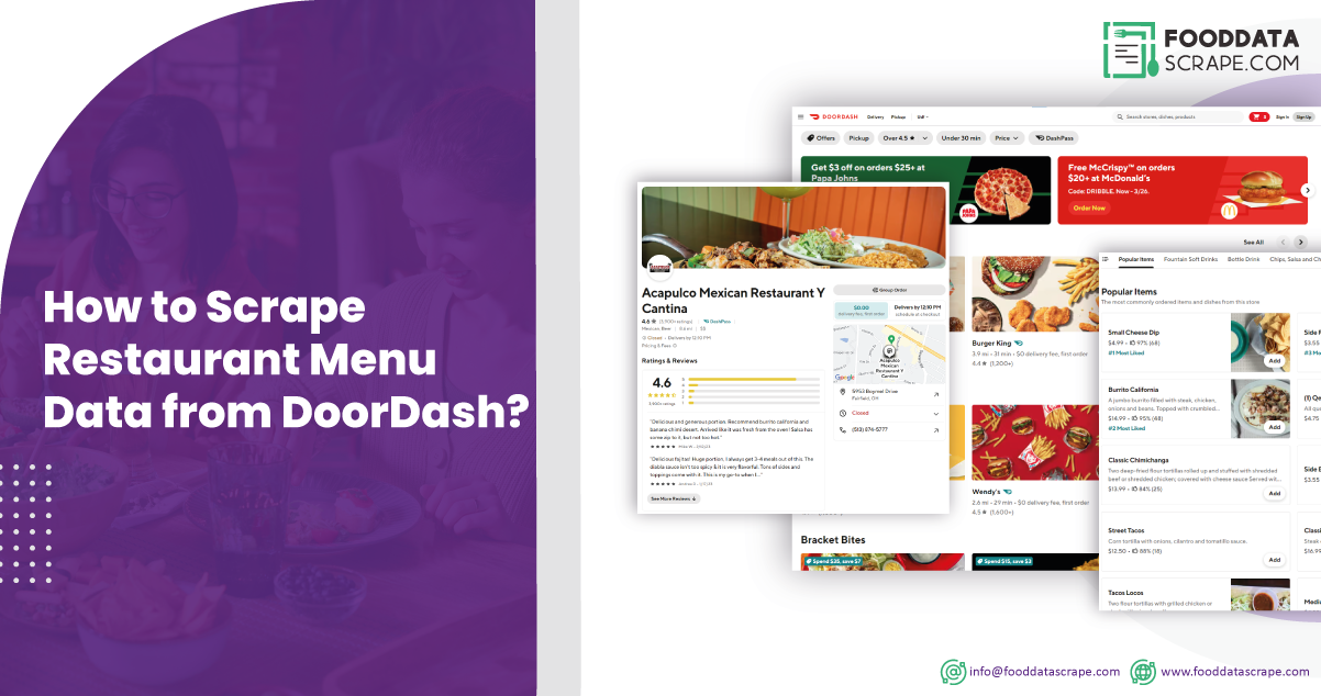 How-To-scrape-Restaurant-Menu-data-From-Doordash